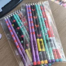 Lápis Grafite HB Game Red com Borracha Leonora ( KIT COM 8 )