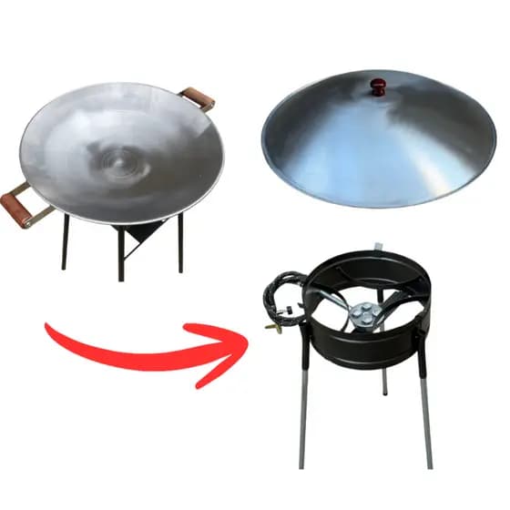 Tacho Arado Disco 55cm  Aço Carbono Para Comida Carnes Frituras