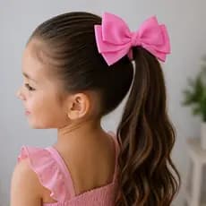 Kit 2 e 3 Laços Infantil no Rabicó Laço na Xuxinha Laços de Cabelo Acessório Menina Laço Escolar