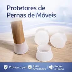4 a 20 Protetor Pé de Cadeira Silicone com Anti Risco Anti Ruído Para Mesa Móveis Piso Madeira