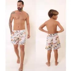 Kit Shorts Pai e Filho Tal Pai Tal Filho