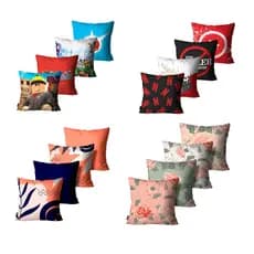 Kit Com 4 Capas de Almofadas Mdecore 45x45