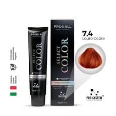 Prohall - Coloração Permanente Louro Cobre 7.4