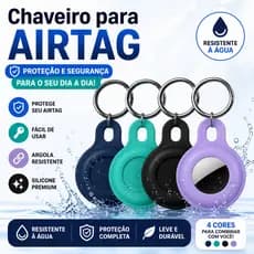 Chaveiro para Airtag A Prova D'água Pet Mala Bolsa Proteção Total