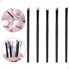 Pincel Chanfrado de Silicone para Lash Lifting Permanente de Cílios