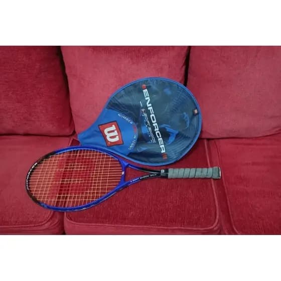 Raquete wilson enforcer soft shock excelente estado (PRODUTO USADO)
