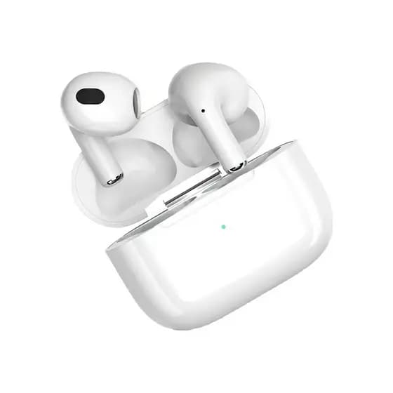 Fone de Ouvido TWS 300 STEREO Sem Fio Bluetooth 5.3 Kimaster Estojo Recarregável Qualidade Premium Cor Branco