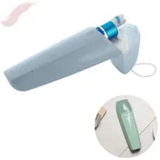 Porta Escova De Dente Dental UP - AZUL GLACIAL - Case para Escova de Dentes e Creme Dental para Viagem