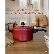 Panela de Pressão Unitaria Fechamento Interno-  O tamanho a sua escolha: 1 unidade
