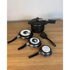 Kit Frigideiras e Panela de Pressão 4,5L Fechamento Interno| O Kit Ideal para Sua Cozinha