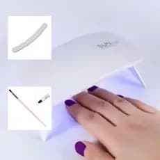 Kit Manicure pedicure Cabine de Unha Sun Mini   para Unhas
