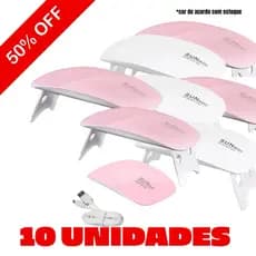 Cabine Sun Mini 6W UV/LED Portátil kit 10 unidade