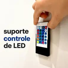 Suporte de Parede Controle de Fita de LED / Sem Precisar Fazer Furo / Dupla Face