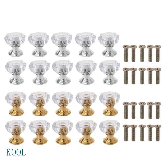 KOOL 10 Peças Armário Transparente Puxa Guarda-Roupa Caixa Joias Pequena Gaveta Cozinha Quarto