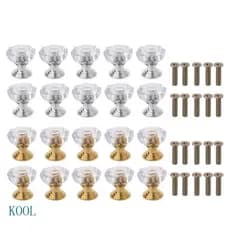 KOOL 10 Peças Armário Transparente Puxa Guarda-Roupa Caixa Joias Pequena Gaveta Cozinha Quarto