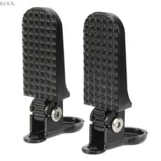 Pedais Traseiros Elétricos KOOL Alumínio, Apoio Para Os Pés Dobrável Scooter Elétrica, Acessório Preto