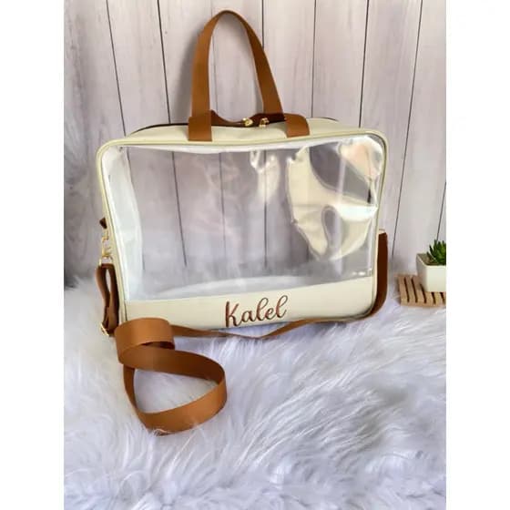 Bolsa maternidade transparente /Bolsa transparente / bolsa transparente personalizada