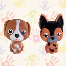 Cachorrinho Bob Pet na Caixa Infantil Crianças Divertido Entretenimento Distração Presente Decoração Portátil Leve