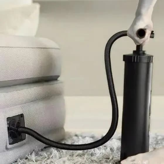 Inflador Bomba de Ar Manual Para Colchão Inflável Piscina Bóia Bolas Ginástica Bote Móveis Brinquedos Infláveis Enchedor