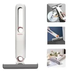 Mini Mop Esfregão Portátil Absorvente Auto-Squeeze Limpeza Multifuncional Utensílio Doméstico Casa Prático - Branca