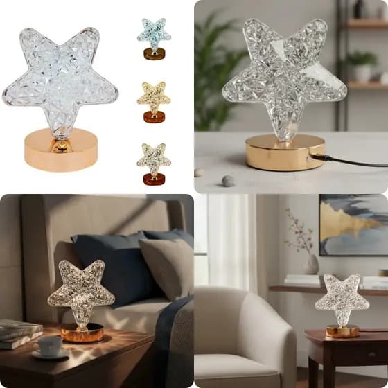 Luminária de LED Decorativa com USB Iluminação Interiores Decoração Ambientes Casa Sala Quarto Escritórios Toque Moderno
