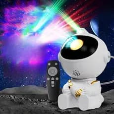 Projetor de luz noturna de LED Galaxy Projection para quartos, banheiros e salas de jogos