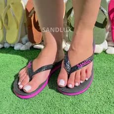Chinelo Feminino Macio Ortopédico Anatômico Confortável e Antiderrapante Sandlux