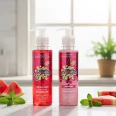 Kit Bubbaglow Melancia Sabonete Liquido + Hidratante 2 Peças