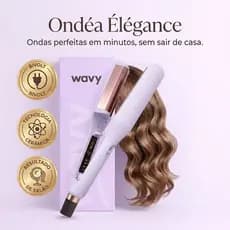 Modelador De Ondas Triondas Wavy Bivolt Cerâmica Temperatura Ajustável Babyliss Ondas Sereia 210°C