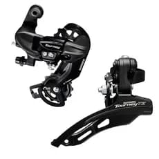 Kit Câmbio Traseiro e Dianteiro Shimano Tourney Ty300/TZ500