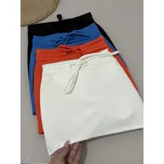 Short Saia Feminino Neoprene Térmico Cintura Alta Ajuste Perfeito com Cordão, Alta Qualidade e Acabamento Premium