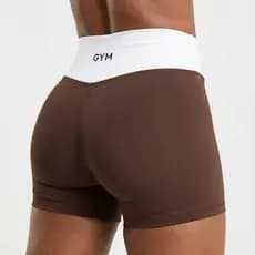 Short Fitness  Academia Feminino Lançamento Suplex Premium Treino Musculação Cós Alto  Coleção Nova 2026