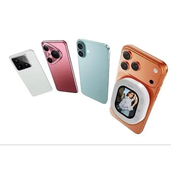 Mini Câmera Magnética para Celular entrada TIPO C com Tela Integrada