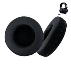 Par De Almofadas De Couro Para Fone Gamer Razer Kraken Pro Gaming