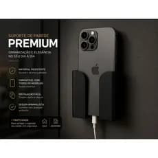 kit Suporte para Controle Remoto e Celular de Parede – Organização e Praticidade no Dia a Dia