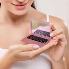 ESPELHO LAPTOP  O Espelho mais criativo que você vai ter na sua bolsa