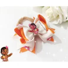Laço Moana Baby/Laço Moana/Laço Personalizado/Laço temático/ Laço infantil/ Laço de cabelo