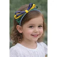 Tiara infantil Laço Copa do Mundo Brasil Infantil, tiara verde amarelo, torcida brasil, laço , acessório infantil.
