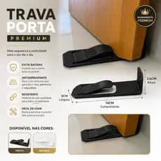 Trava Para Porta | limitador de porta | Prendedor De Porta | Fixador Adesivo Sem Furo | Fita 3M
