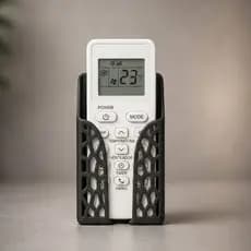 Suporte de Parede Premium para Controle Ar e Tv - Design Vazado Elegante