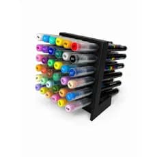 Organizador de Canetas Acrílicas Suporte para Marcadores Canetas e Brush Pen 24, 36, 48 e 60 Canetas