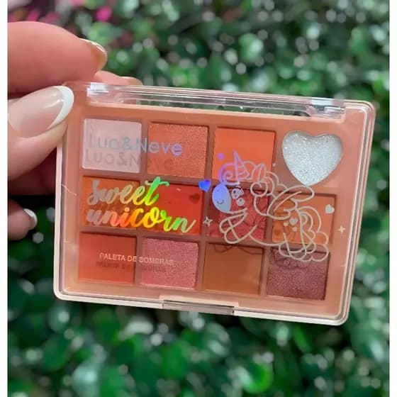Paleta de Sombras Lua e Neve Sweet Unicorn