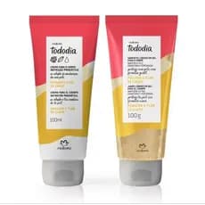Kit Creme para o Corpo e Sabonete Líquido Tododia Pêssego e Flor de Cravo