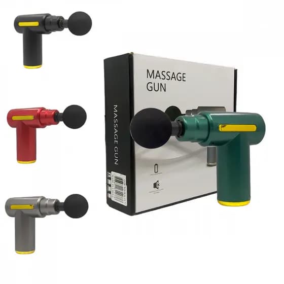 Mini Pistola Massageador Elétrico Muscular Portátil Fascial Gun KA-1177
