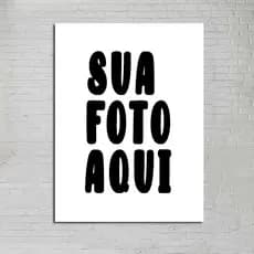 Sua foto arte na Placas decorativad com borda infinita de alta qualidade - envio imediato