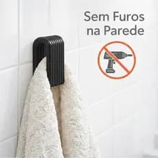 Gancho Suporte para Toalhas Panos Resistente Com Fita 3M Para Toalhas Roupas Variado Premium