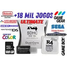 Cartao Cartucho R4 Dual Core 2025 Ultimate Edition 128gb ds 2ds 3ds