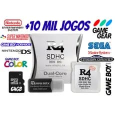 Cartão Cartucho R4 Dual Core 2025 Sd 64gb 10000 Ds 2ds 3ds