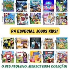 Cartão Cartucho R4 Dual Core 2025 Sd 64gb Especial Kids