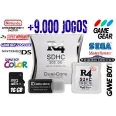 Cartão Cartucho R4 Dual Core 2025 Sd 16gb 9000 Ds 2ds 3ds